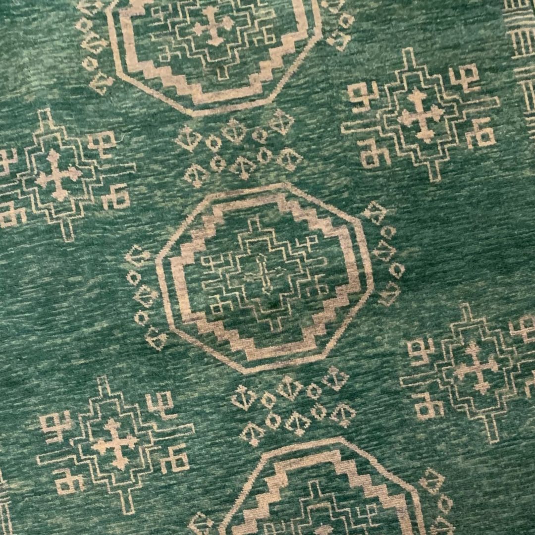 Handwoven Panaa Wool Rug, Made in Afghanistan by Artijaan