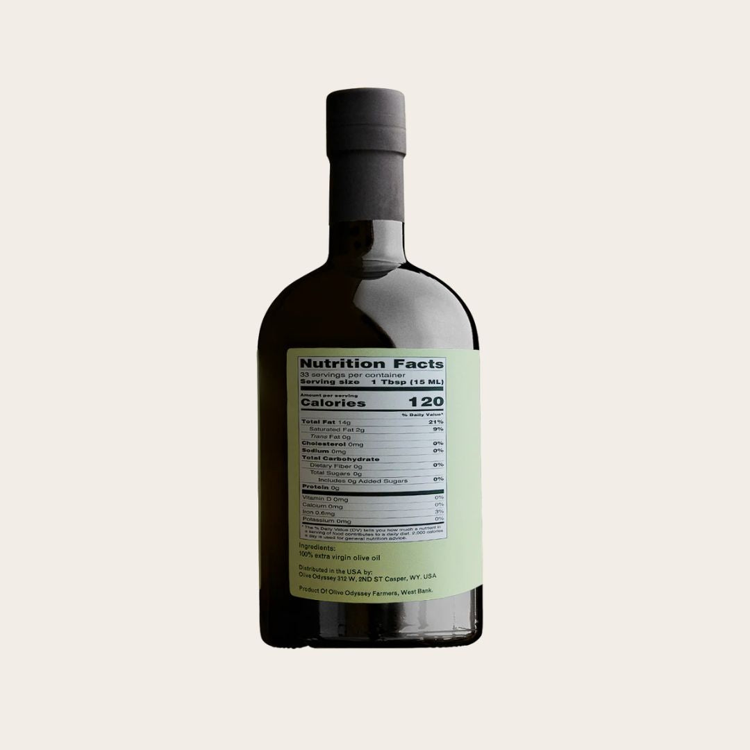 Nazareth Picoline Olive Oil, 500ml by Olive Odyssey – lifestyle view