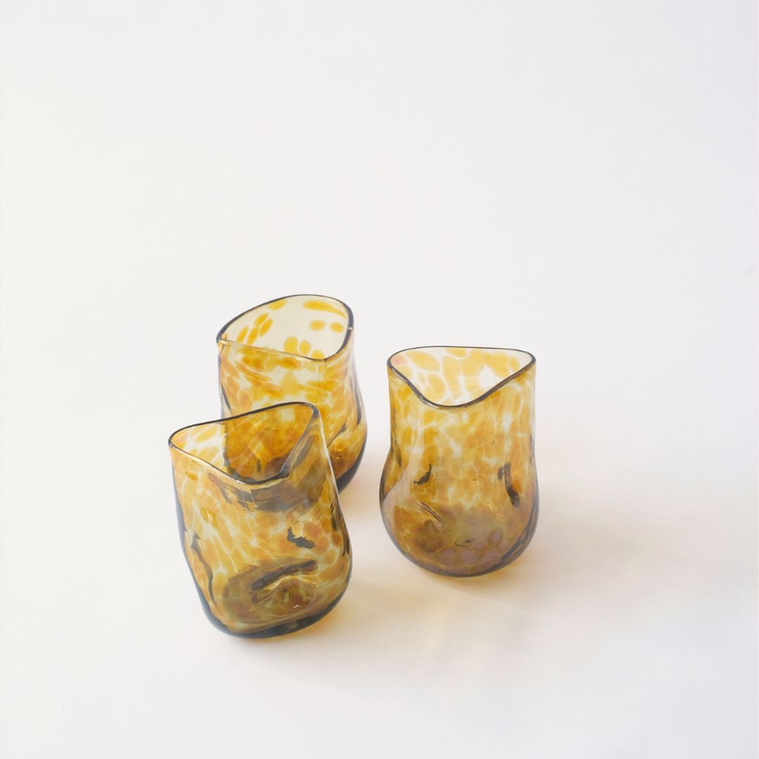 Groove Tumblers - Amber