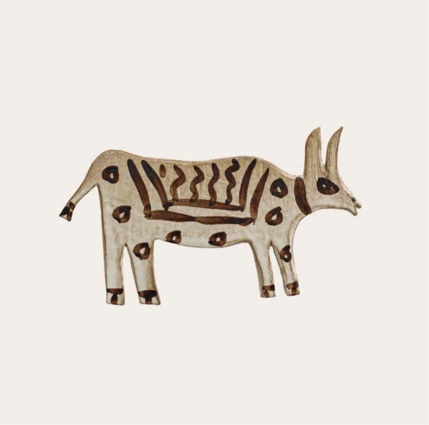 Cow Ceramic Wall Art