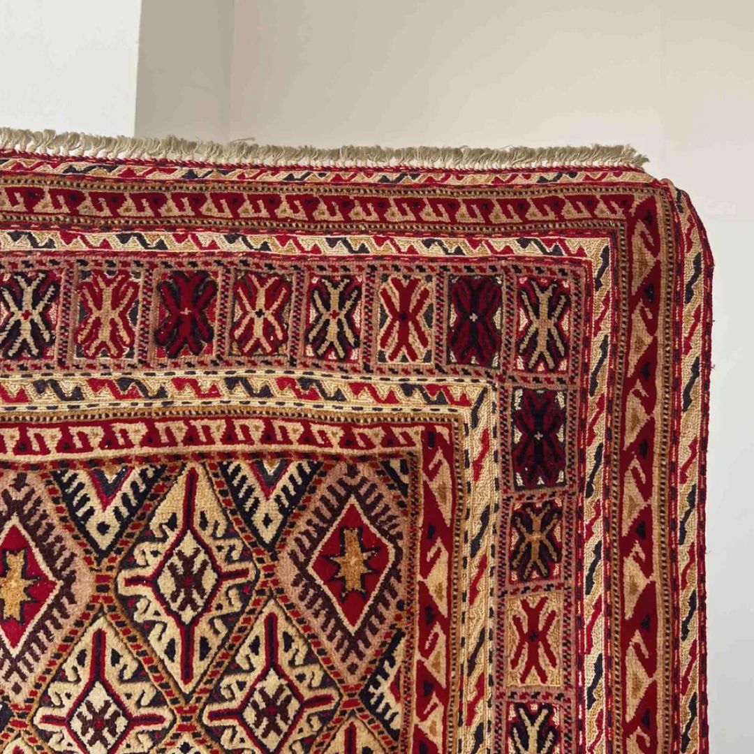 Vintage Afghan Mashwani Rug