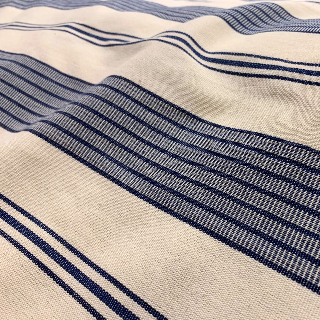 Handwoven Cotton Mattress Filled with Natural Fibres, Removable Cover