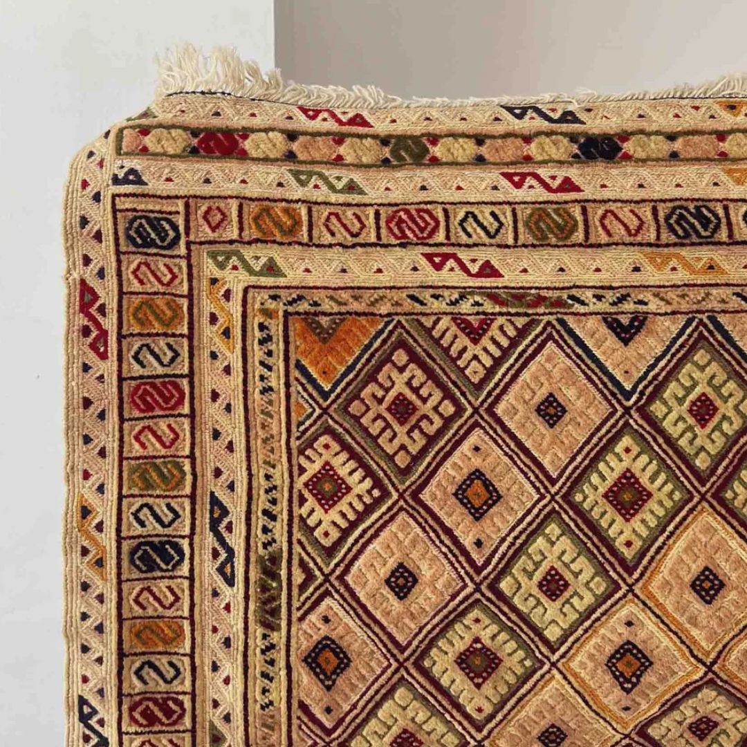 Vintage Afghan Mashwani Rug
