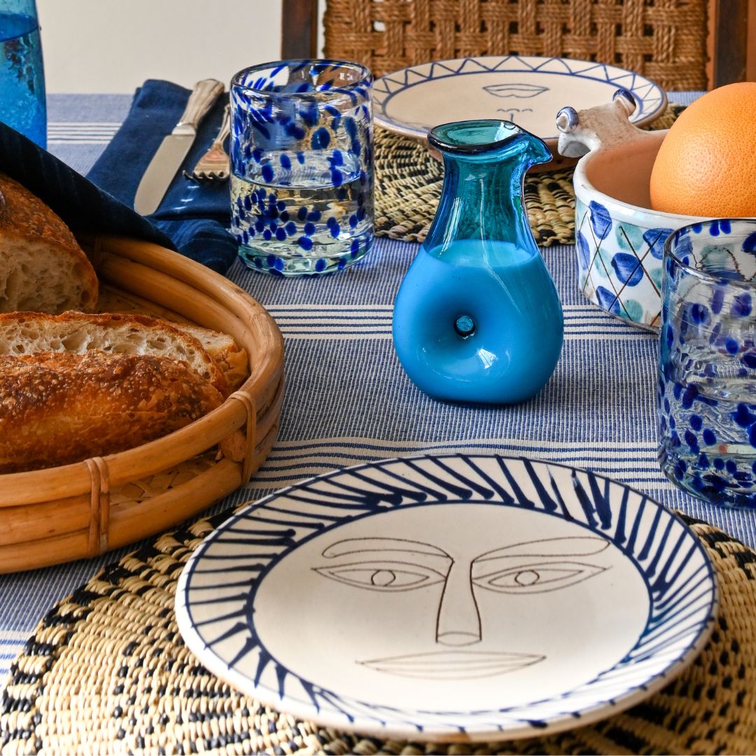 Mr Ra Hand-Painted Dessert Plate