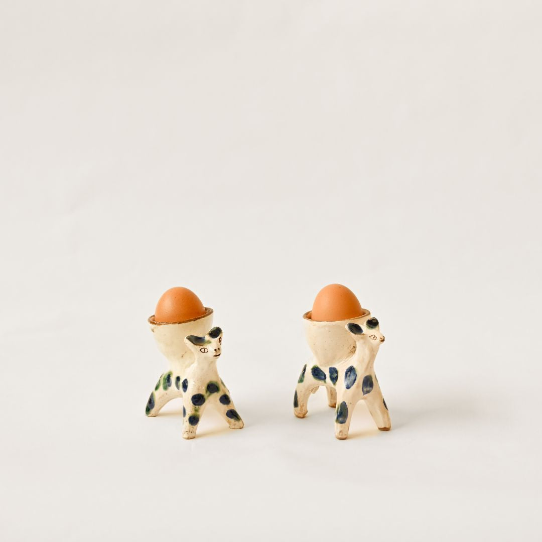 Salt &amp; Pepper Pinch Pots - Ceramic Goats