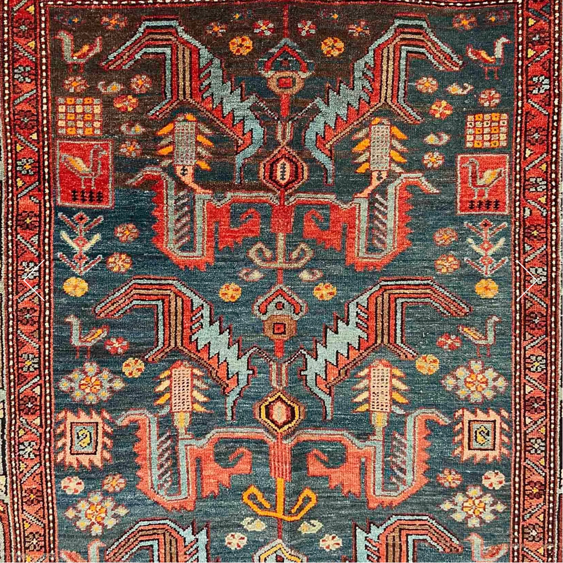 Vintage Baluch Saruki Rug, Afghanistan