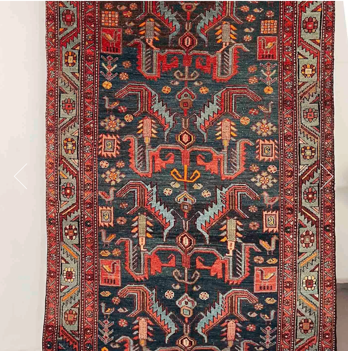 Vintage Baluch Saruki Rug, Afghanistan