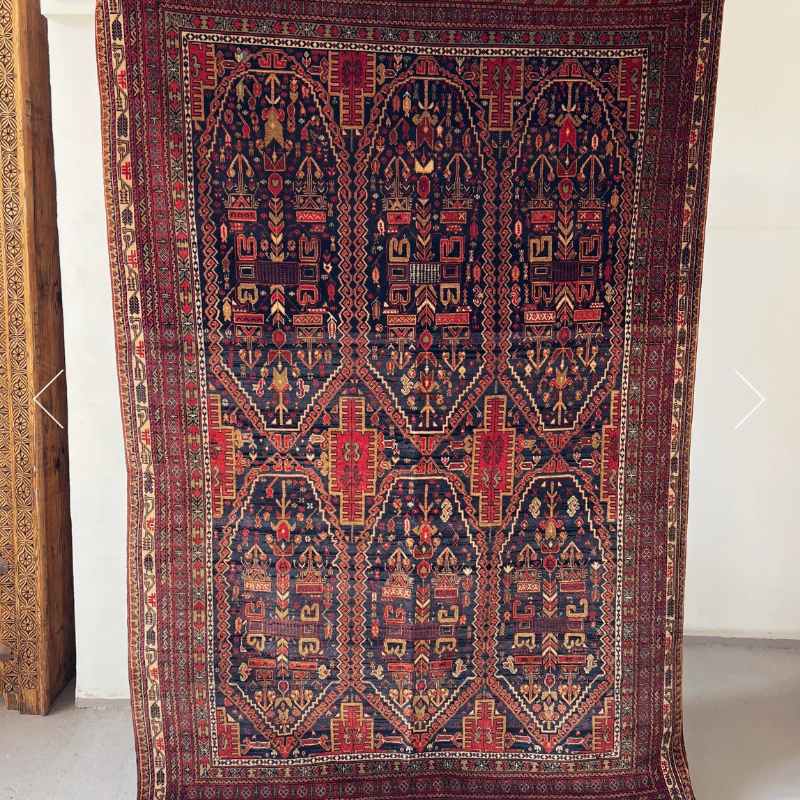 Vintage Ali Khoja Rug, Turkmenistan