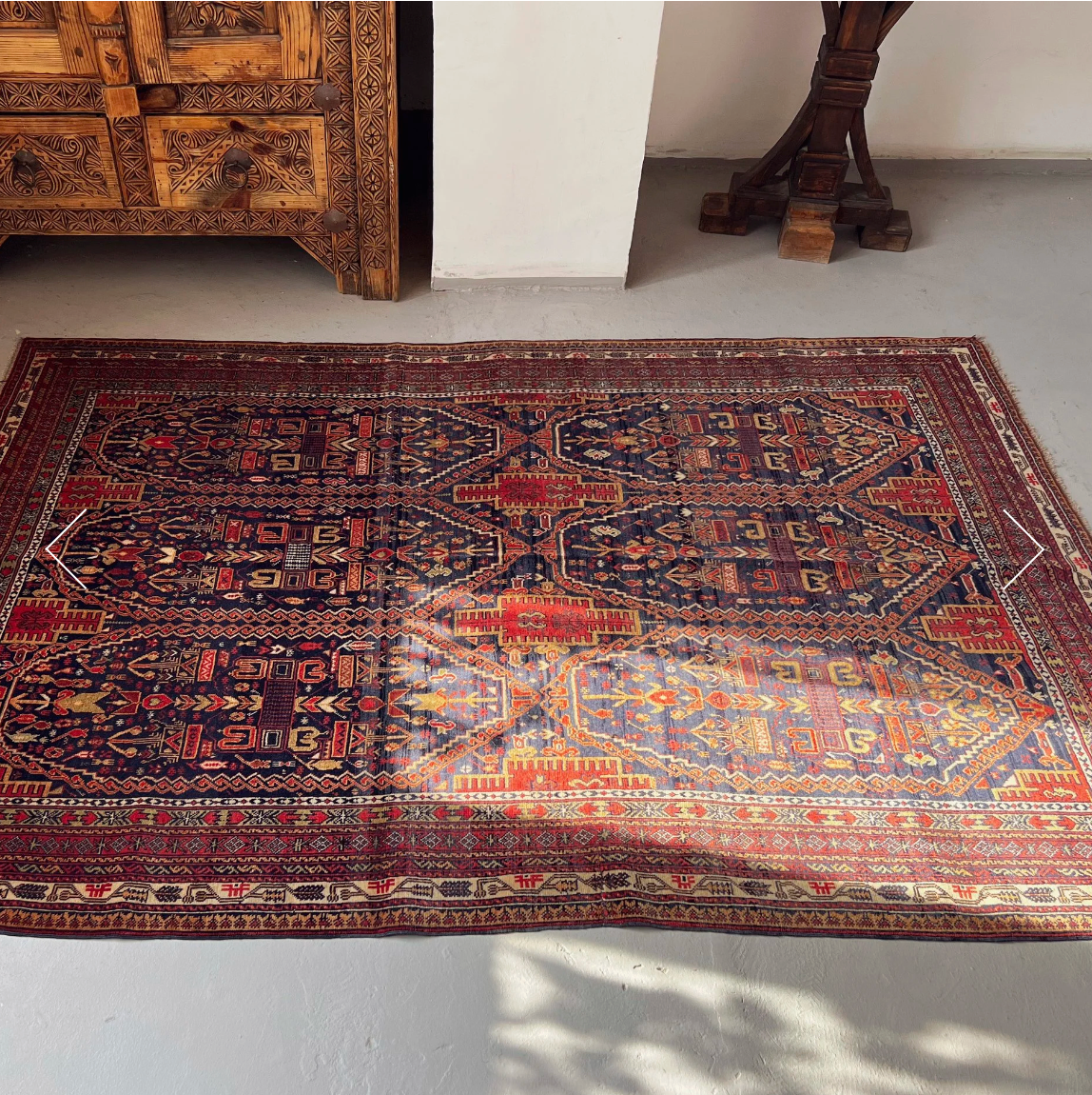 Vintage Ali Khoja Rug, Turkmenistan