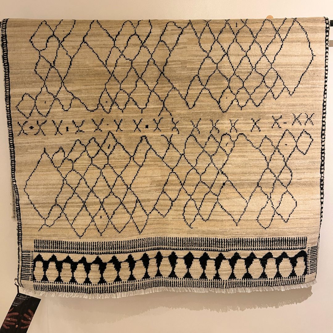 Handwoven Wool Rug, Made in Afghanistan