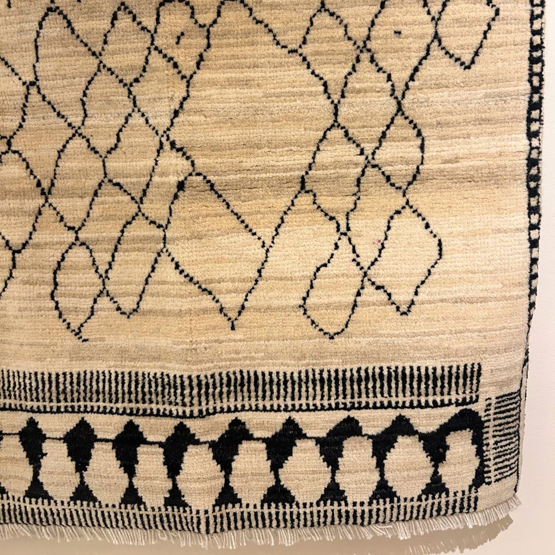 Handwoven Wool Rug, Made in Afghanistan
