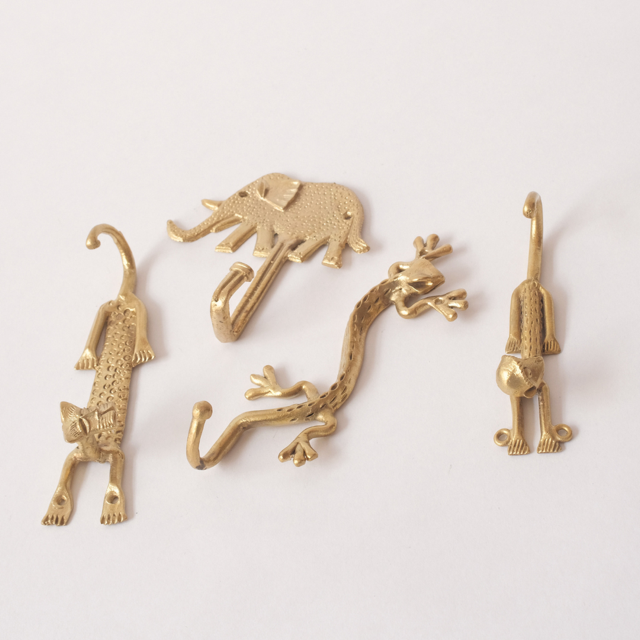 Ashanti Brass Hooks