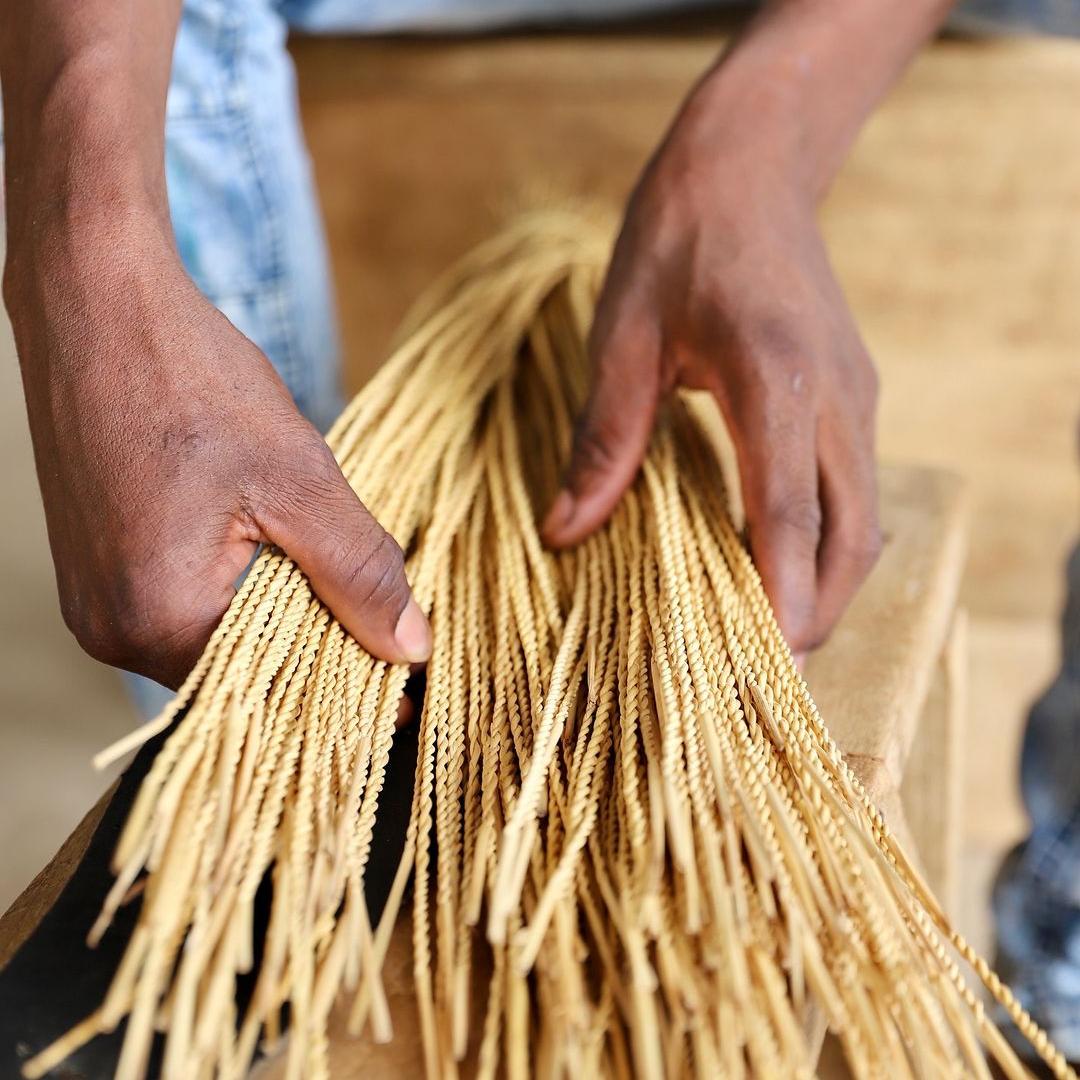 Traditional Bolga Handwoven Fan / Wall Hanging