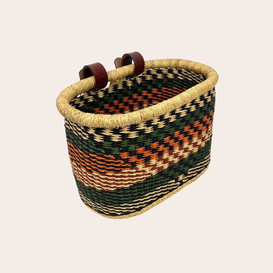 Handwoven Bicycle Basket