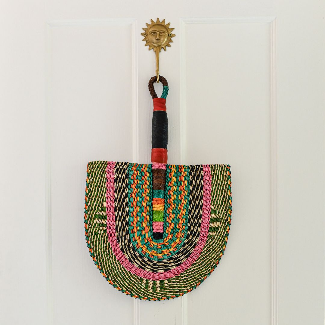 Traditional Bolga Handwoven Fan / Wall Hanging