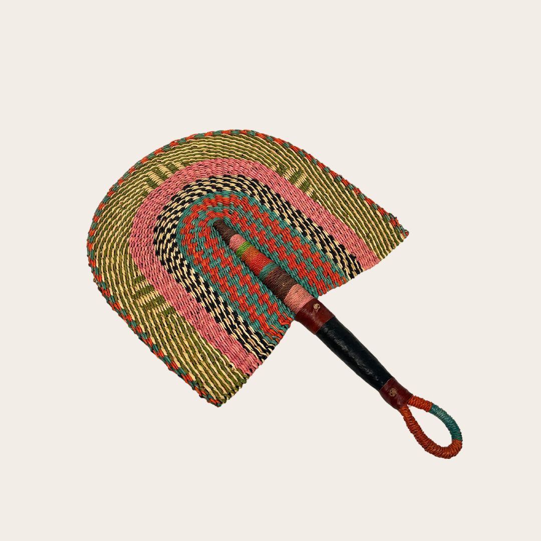 Traditional Bolga Handwoven Fan / Wall Hanging