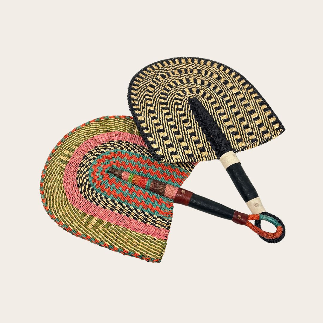 Traditional Bolga Handwoven Fan / Wall Hanging