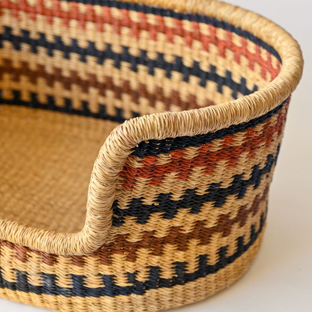 Natural Handwoven Dog Bed