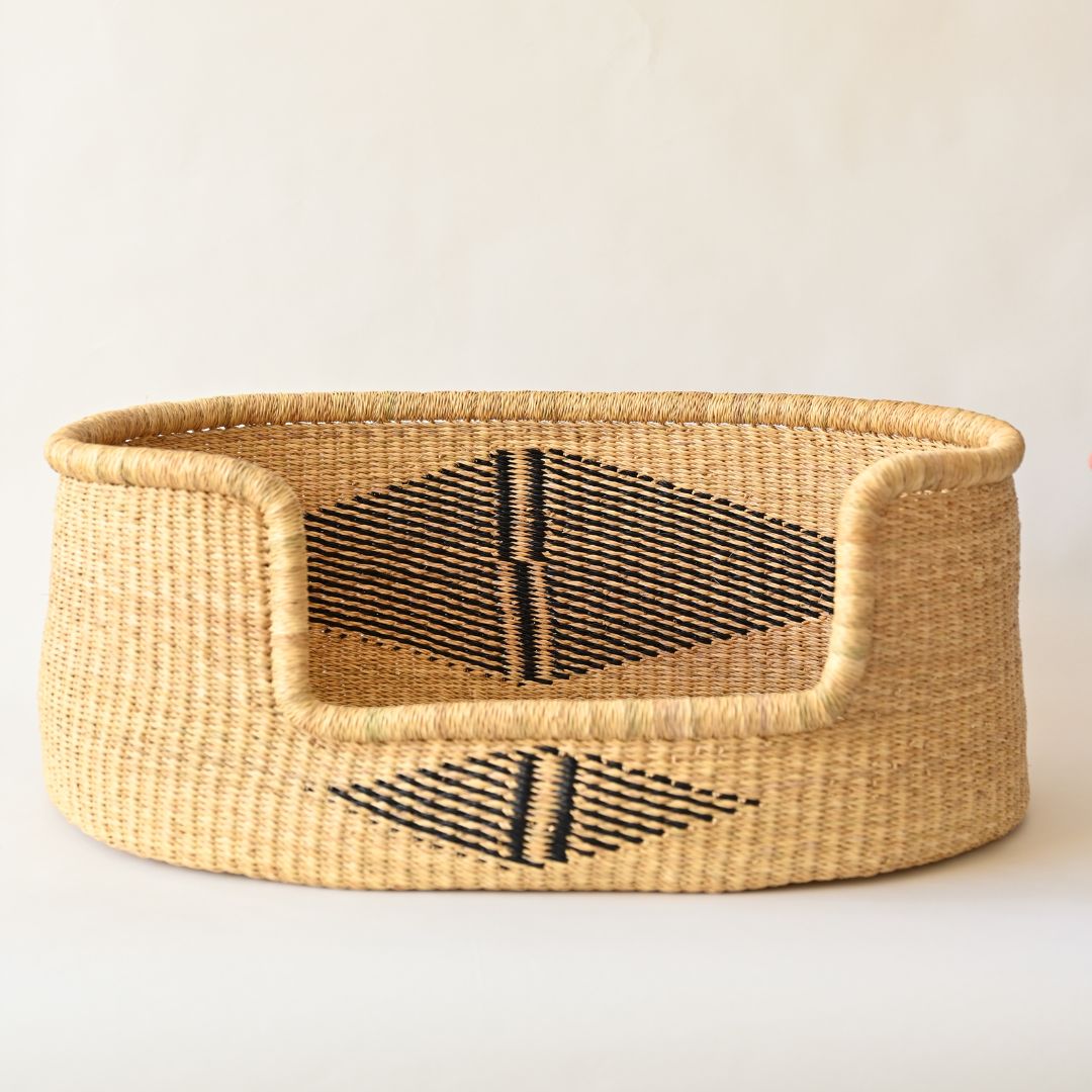 Natural Handwoven Dog Bed