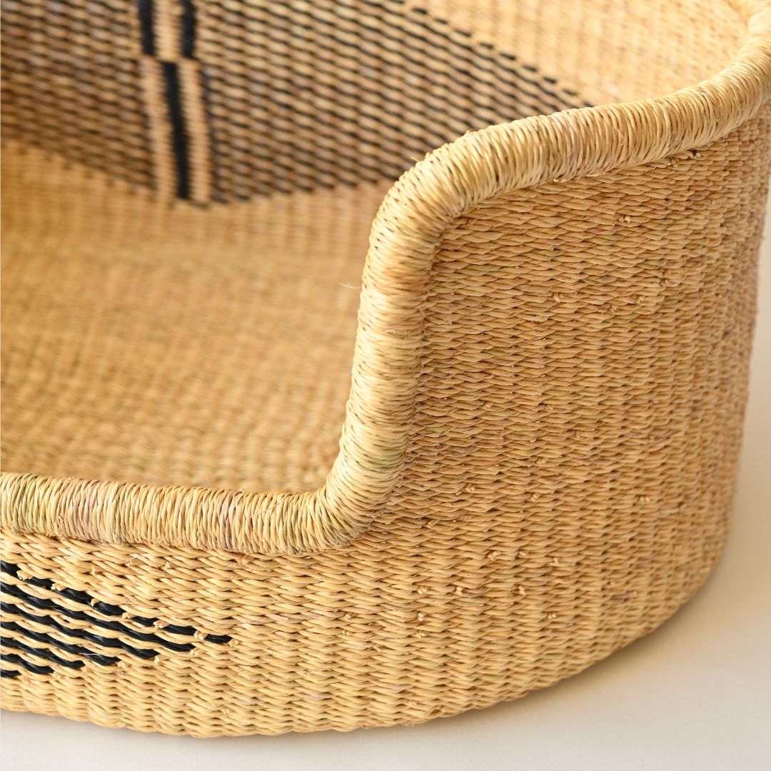 Natural Handwoven Dog Bed