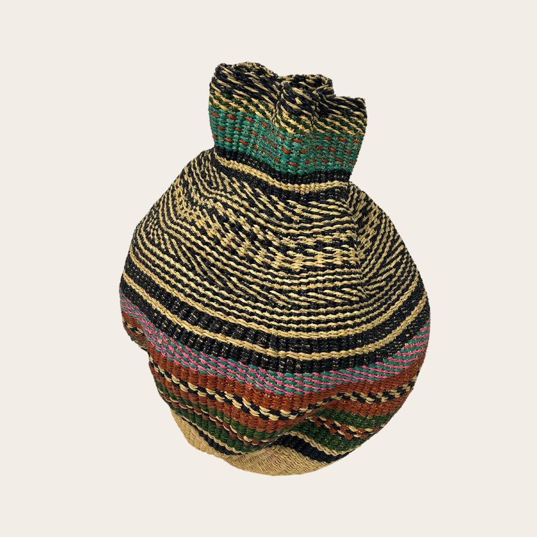 Yoomelingah-Yure Sculpture Basket - Handwoven In Ghana