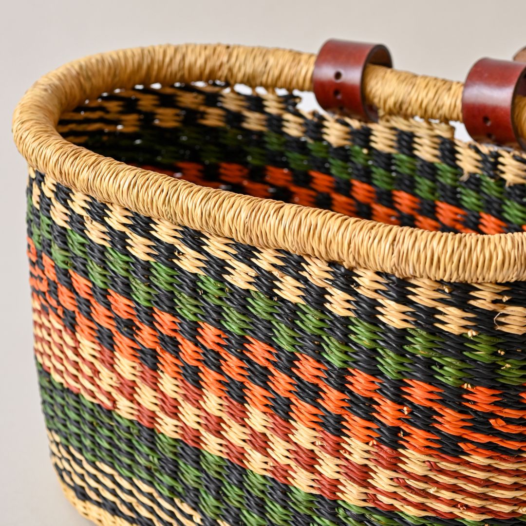 Handwoven Bicycle Basket