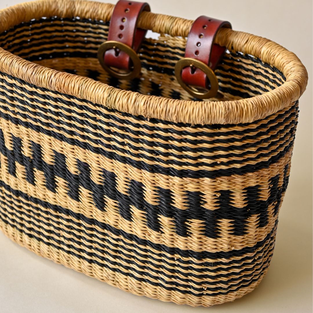Handwoven Bicycle Basket