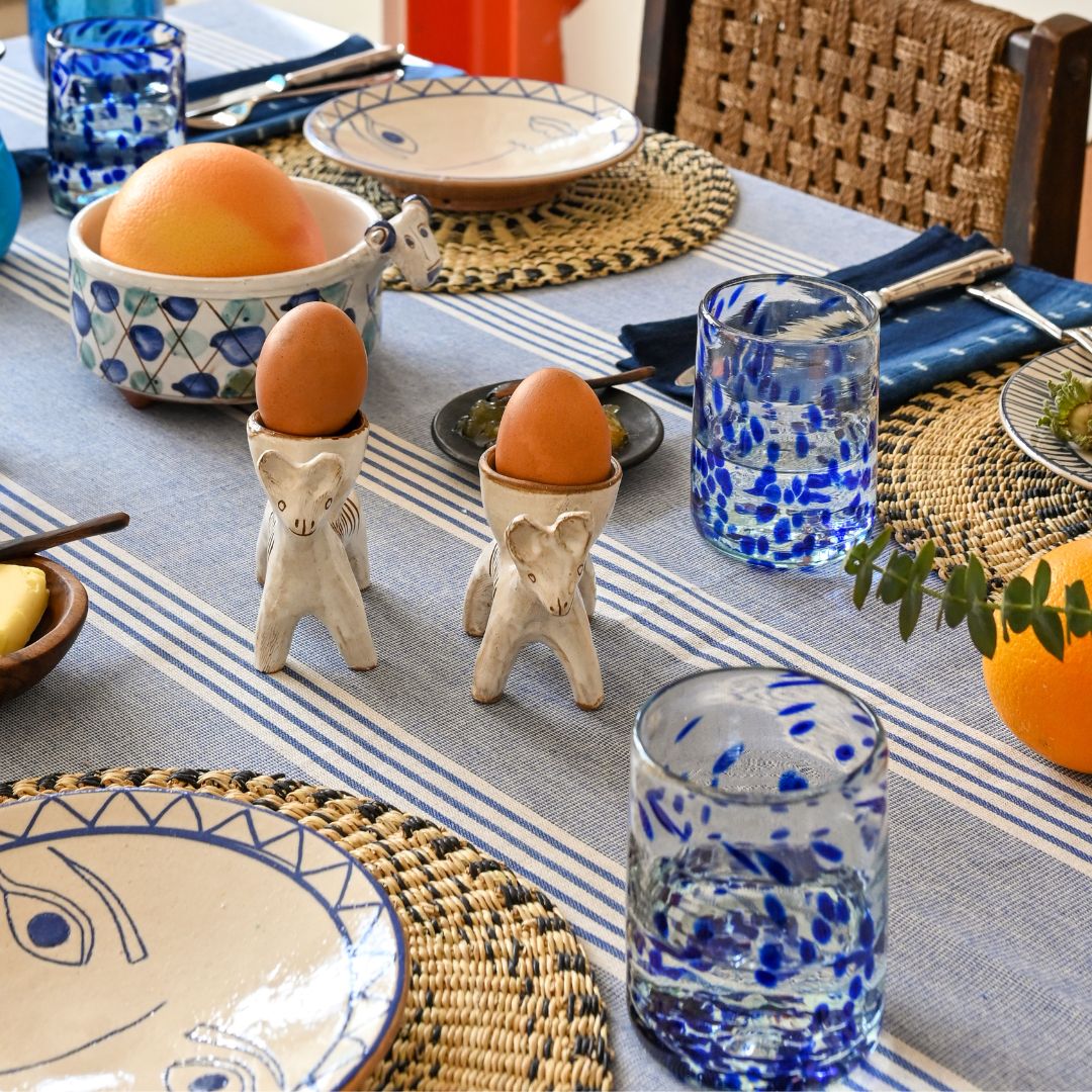 Handwoven Stripe Tablecloth