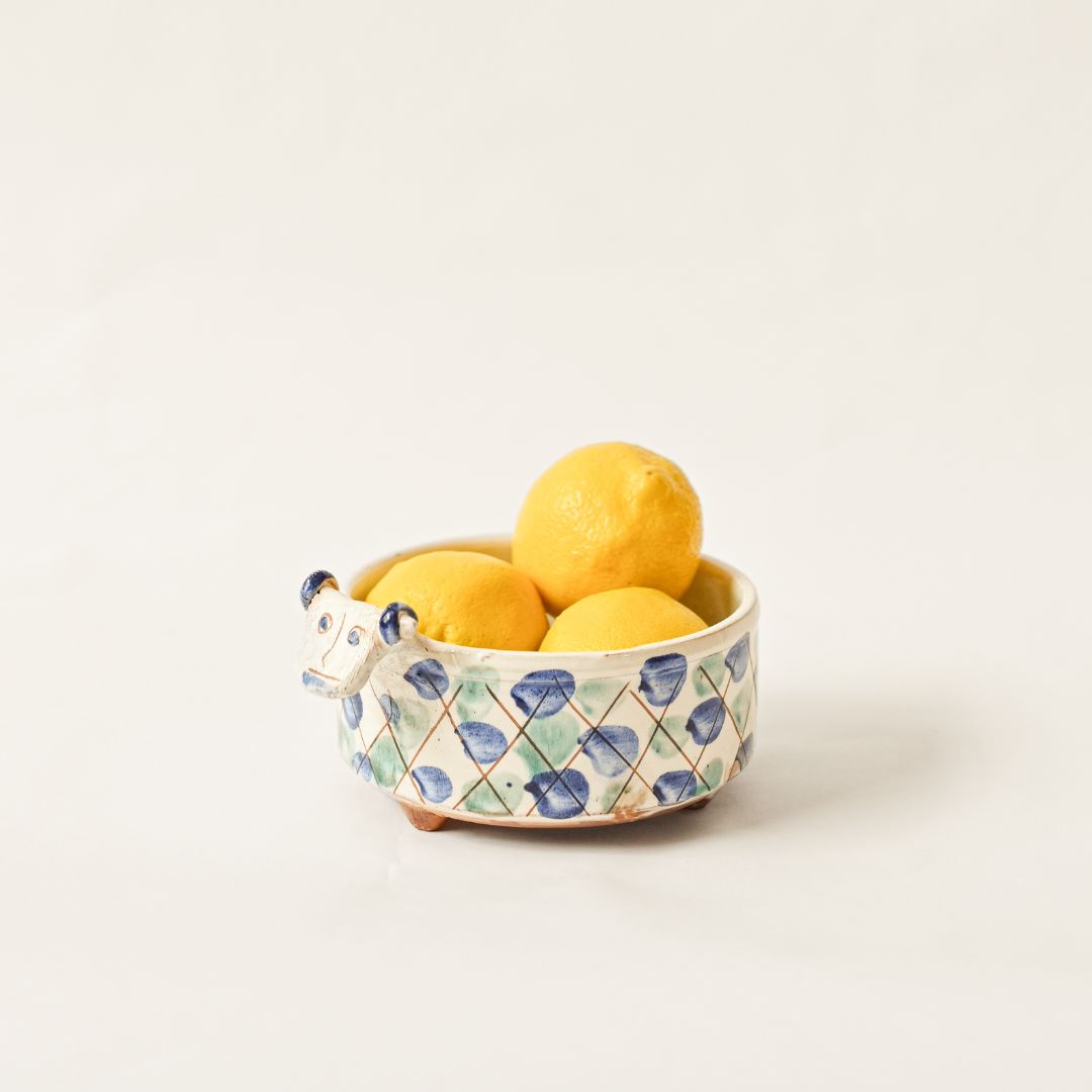 Goat Ceramic Planter / Serving Dish