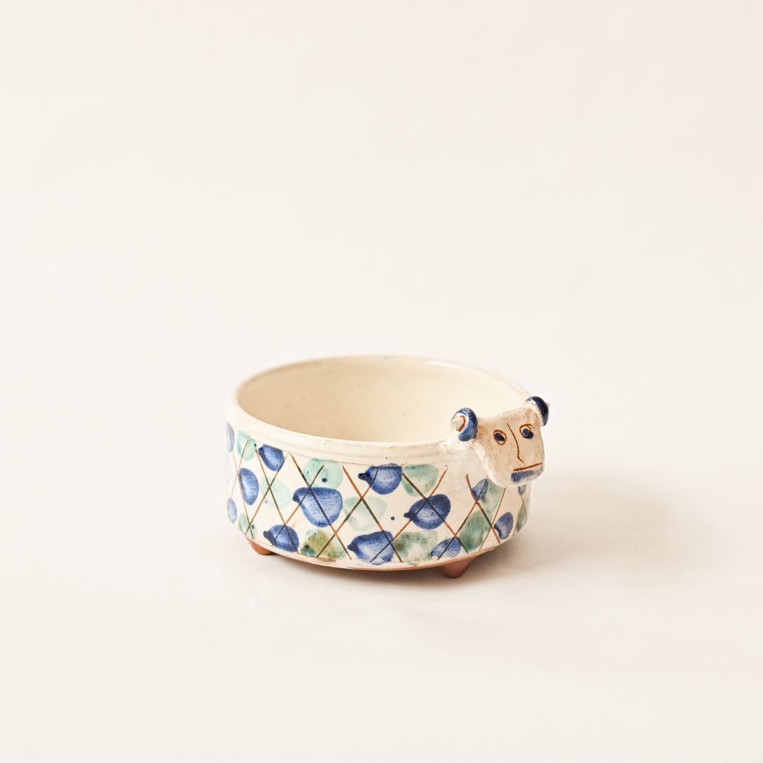Goat Ceramic Planter / Serving Dish