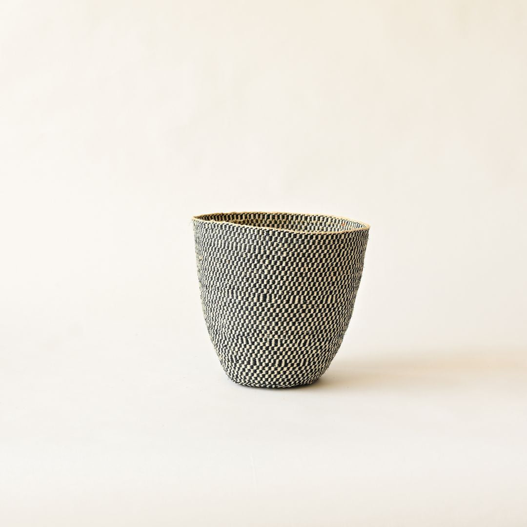 Fineweave Handwoven Sisal Plant Pot - Natural Tones