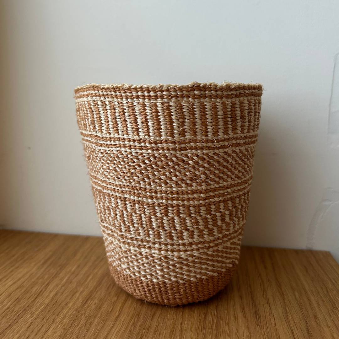 Fineweave Handwoven Sisal Grass Storage Basket