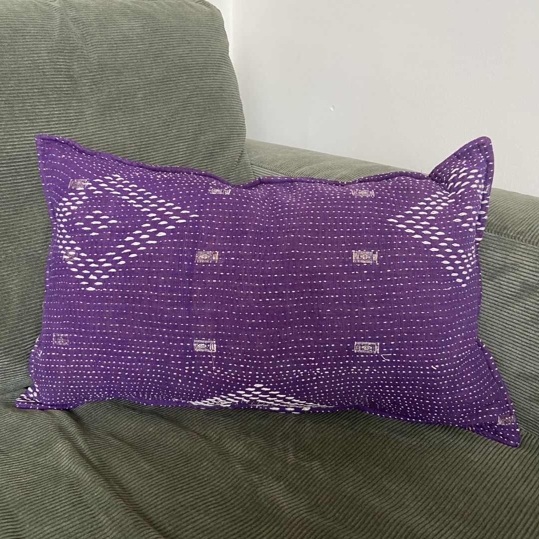 Kantha Quilted Cushion