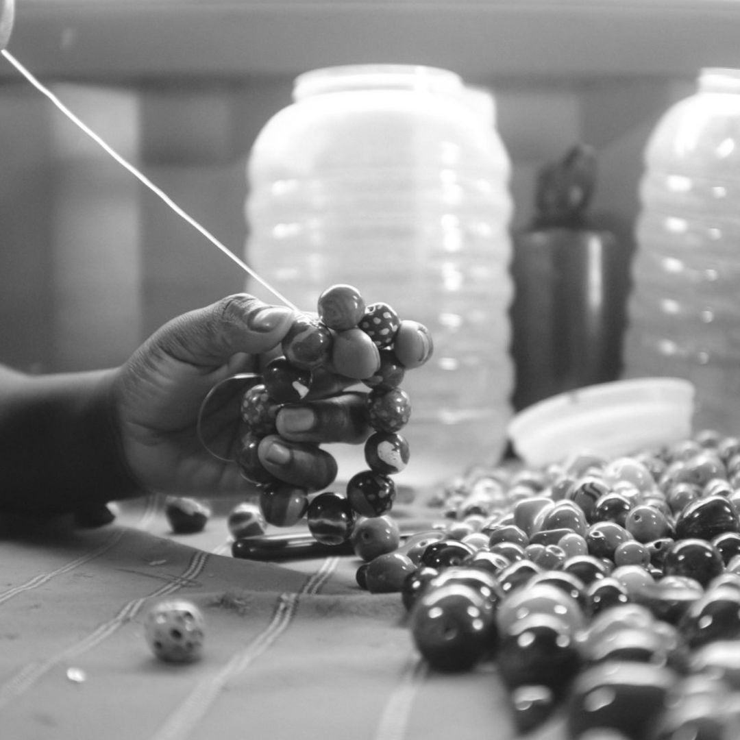 Handpainted Ceramic Keychain / Bag Charm