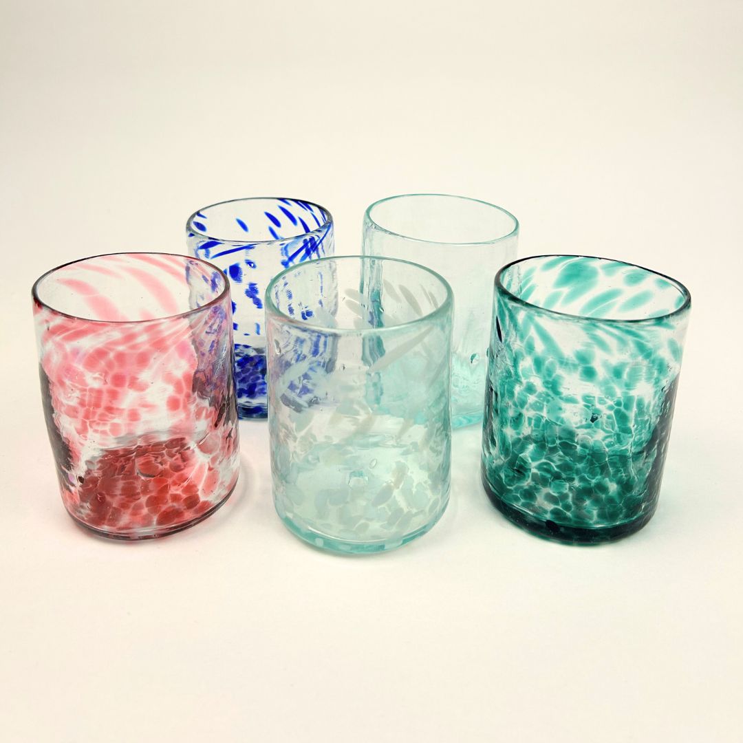 Recycled Blown Glass Tumbler - Set of 4