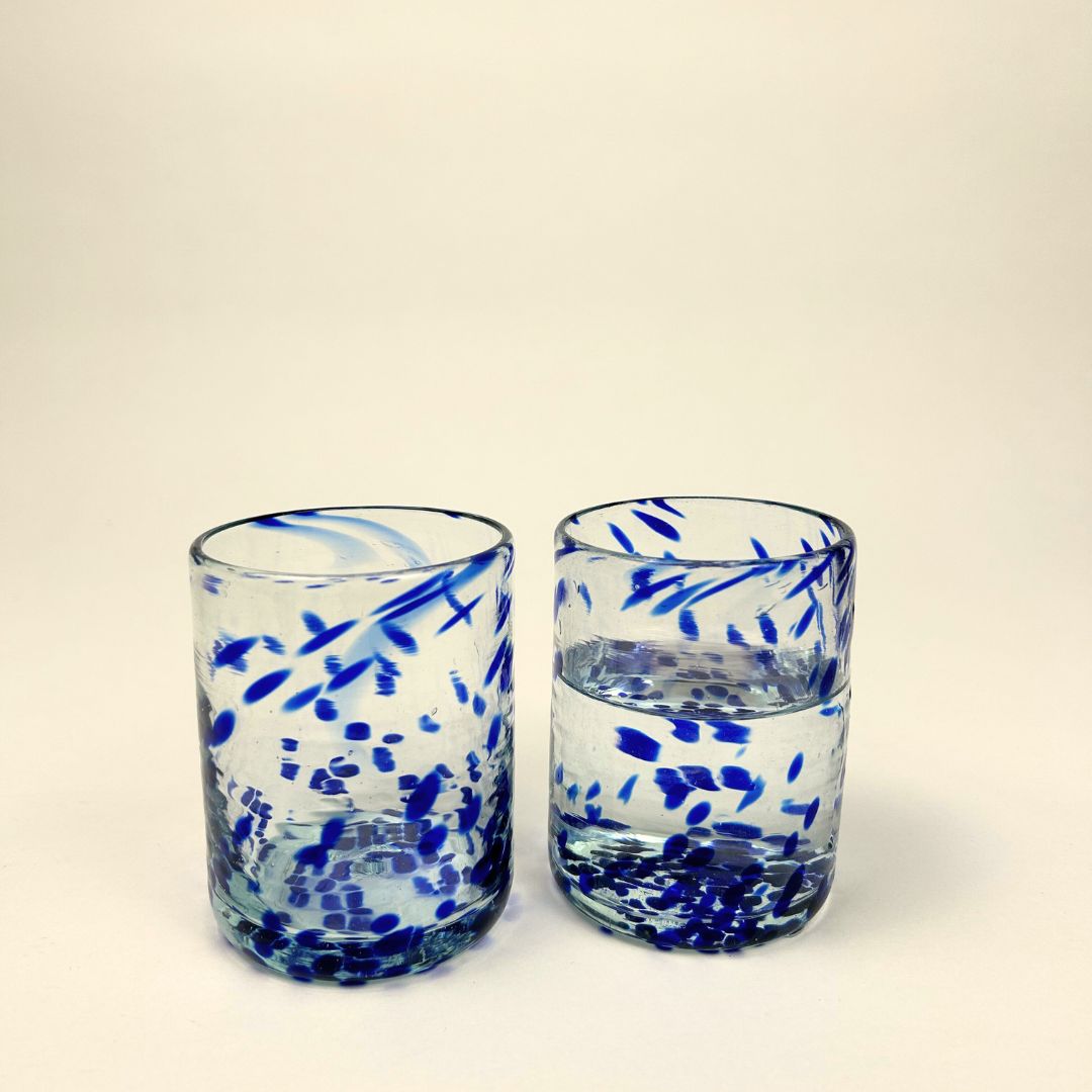 Recycled Blown Glass Tumbler - Set of 4