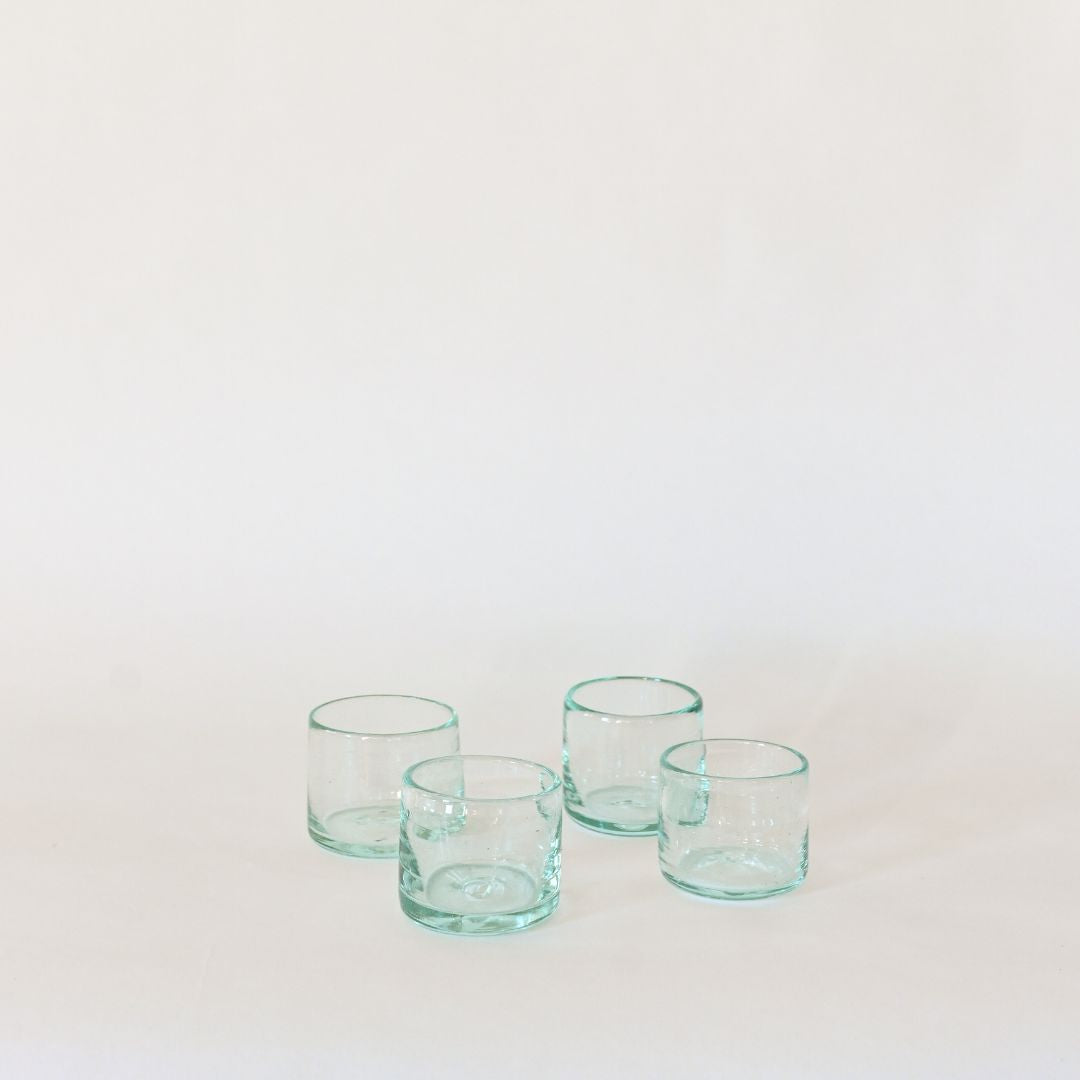 Recycled Glass Short Tumblers