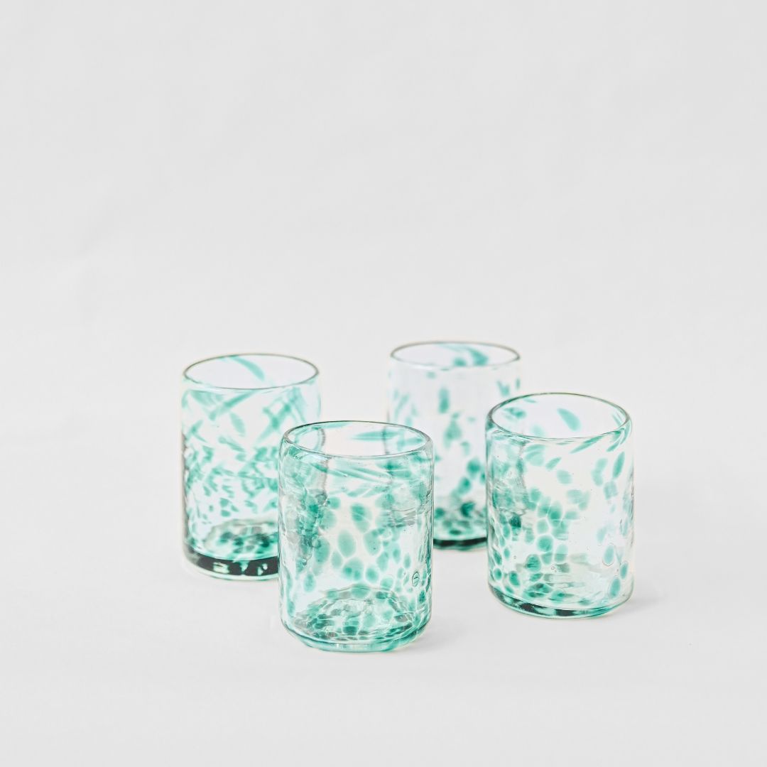 Recycled Blown Glass Tumblers