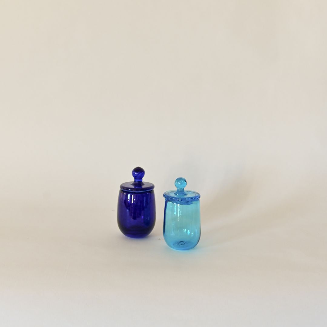 Recycled Glass Jars - Set of 2