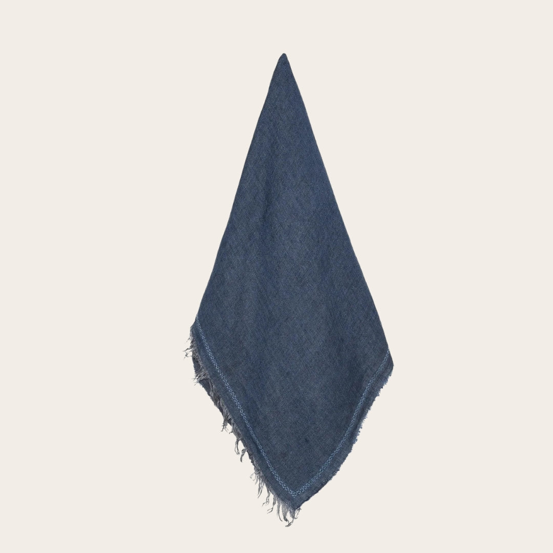Hand Embroidered Linen Shawl