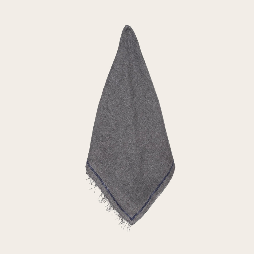 Hand Embroidered Linen Shawl