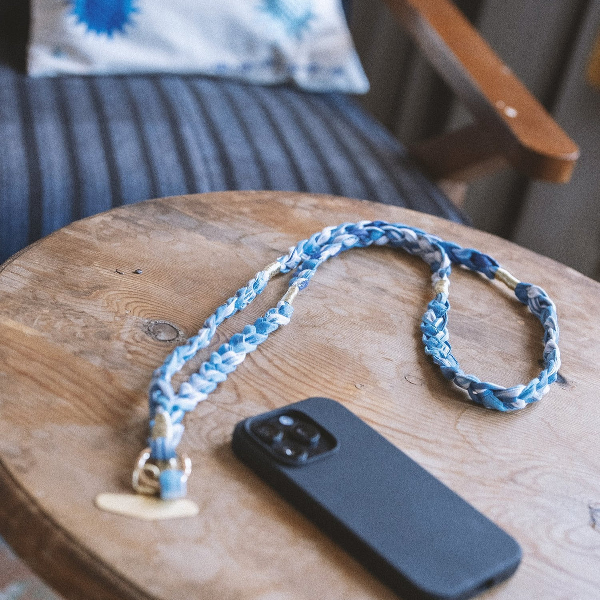 Ikat Braided Phone Strap