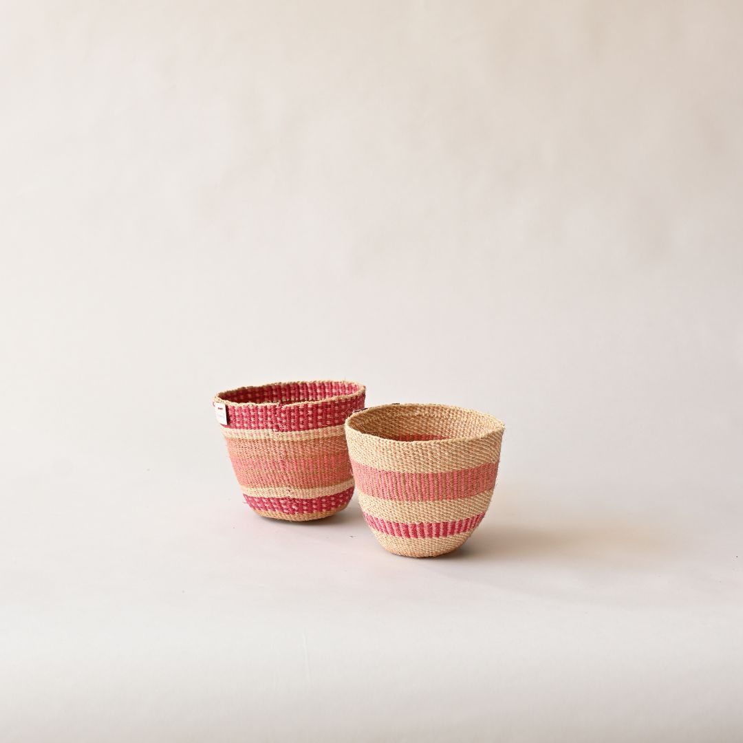 Fineweave Handwoven Sisal Grass Storage Basket