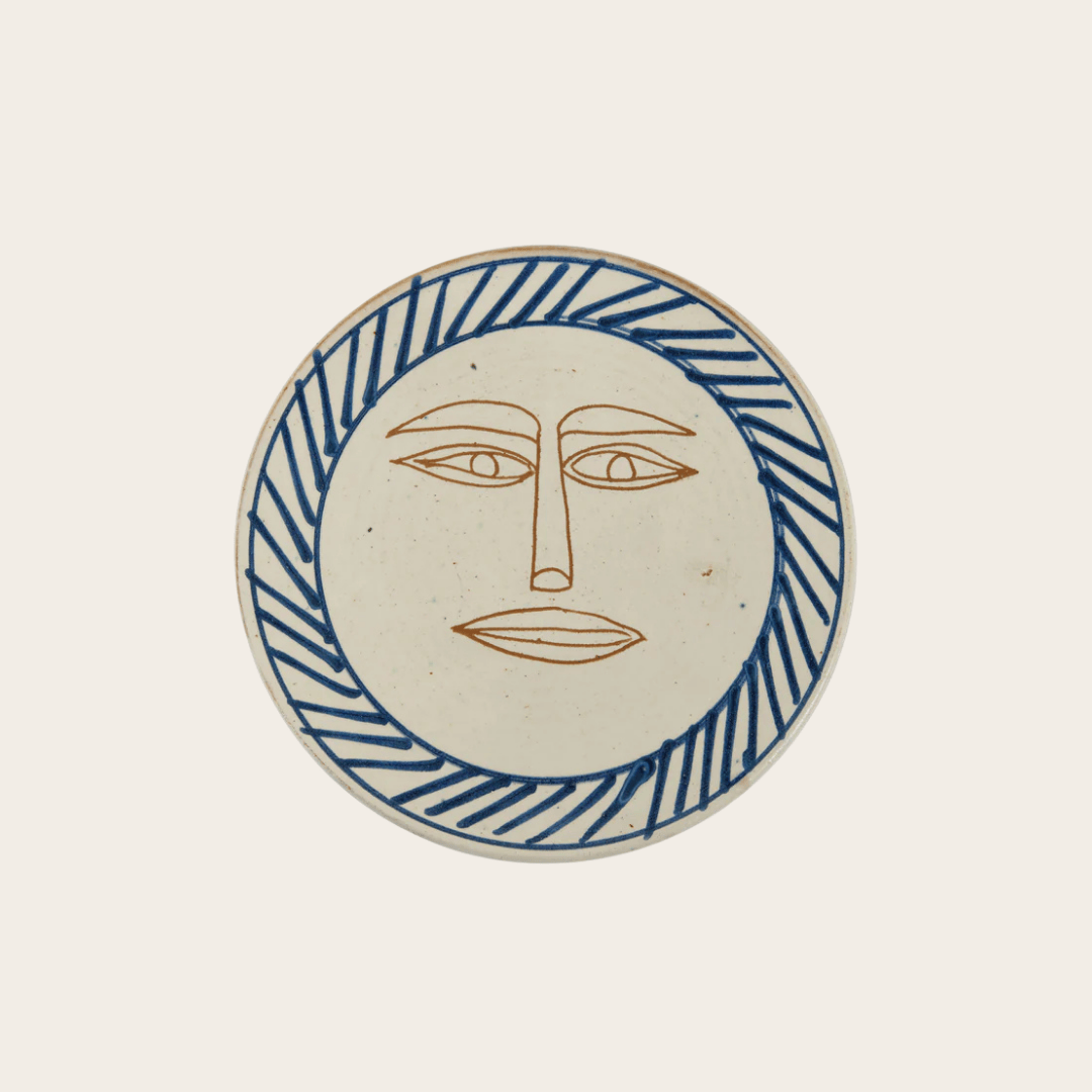 Mr Ra Hand-Painted Dessert Plate