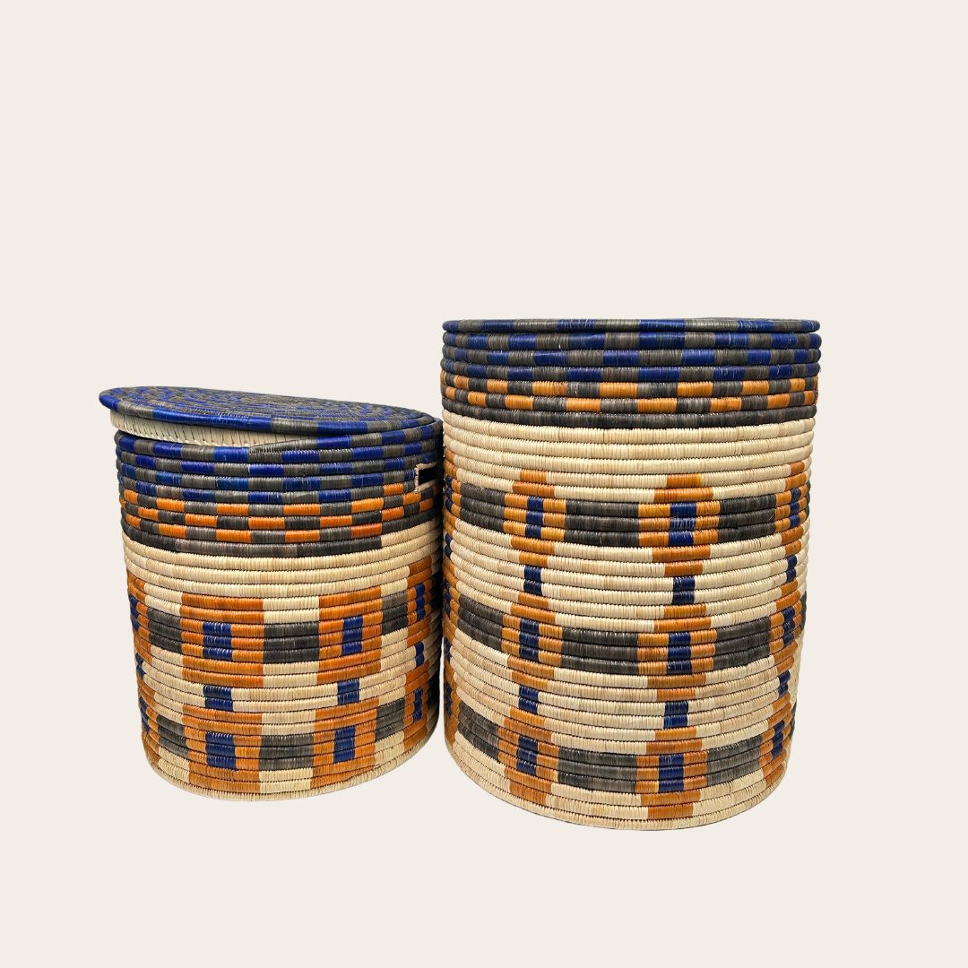 Mosaic Pattern Laundry Basket