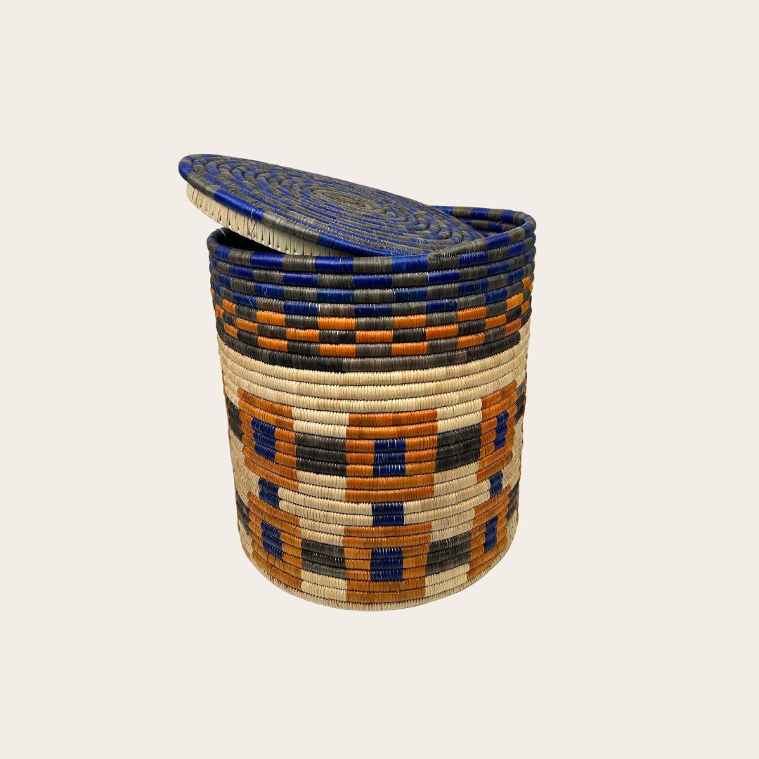 Mosaic Pattern Laundry Basket