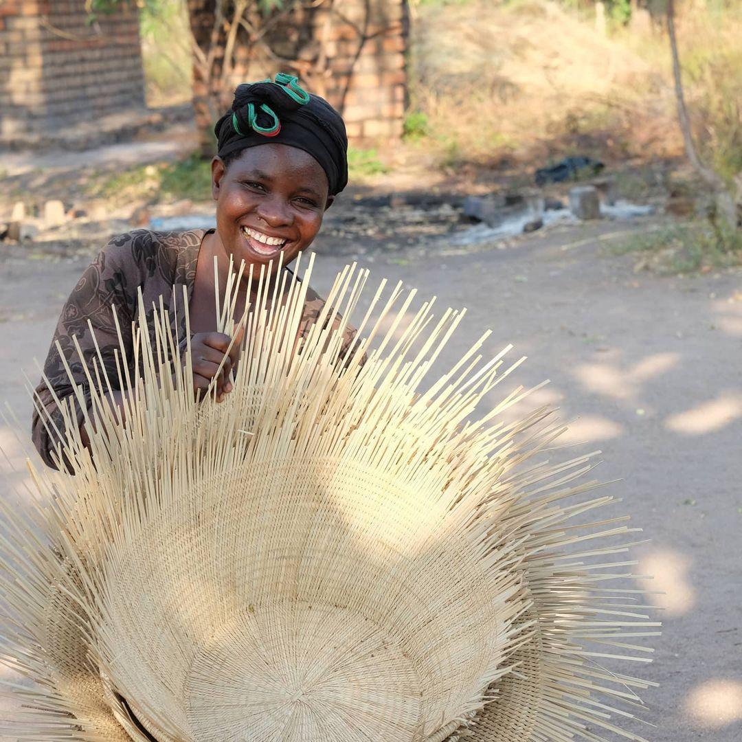 Sun Plate Wall Hanging - Handwoven in Malawi - Small, Medium &amp; Large