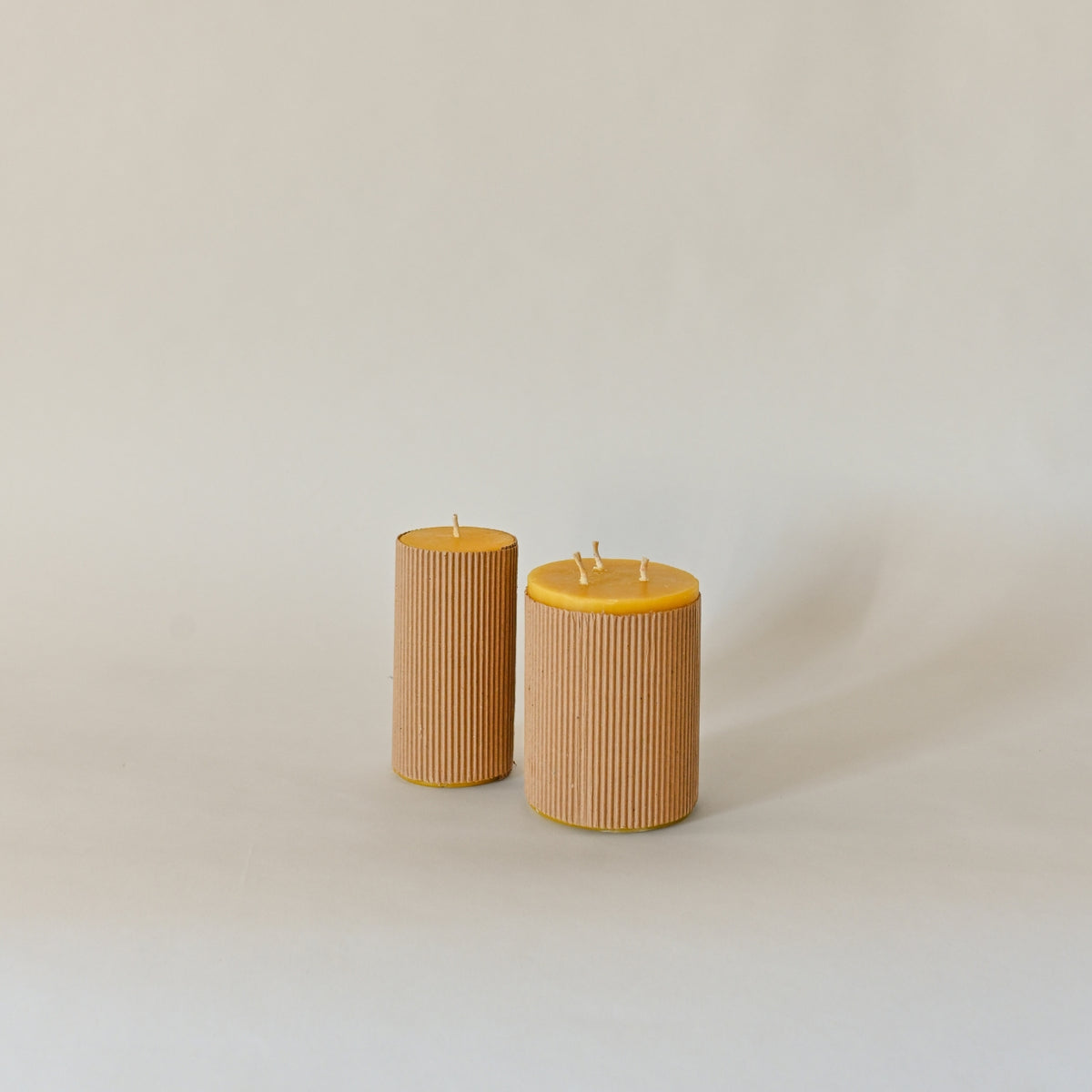 Beeswax Pillar Candles
