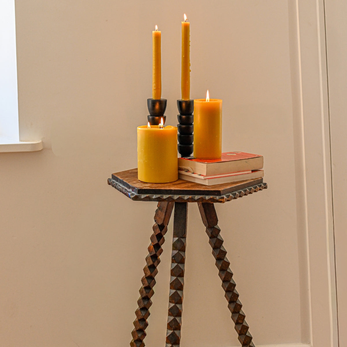 Beeswax Pillar Candles