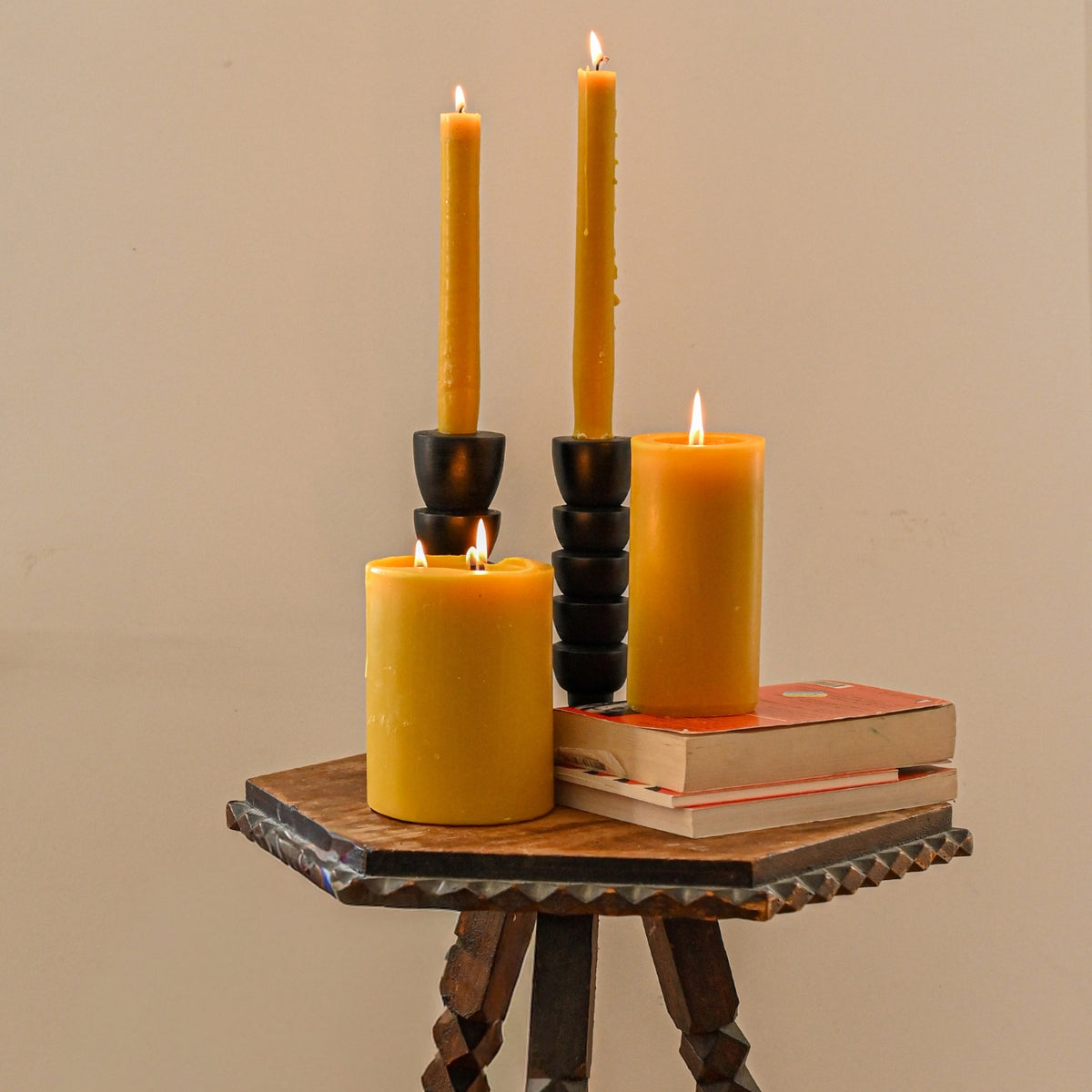 Beeswax Pillar Candles